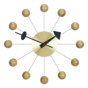 Vitra - Ball Clock - George Nelson, 1948-1960 | Cherry Wood