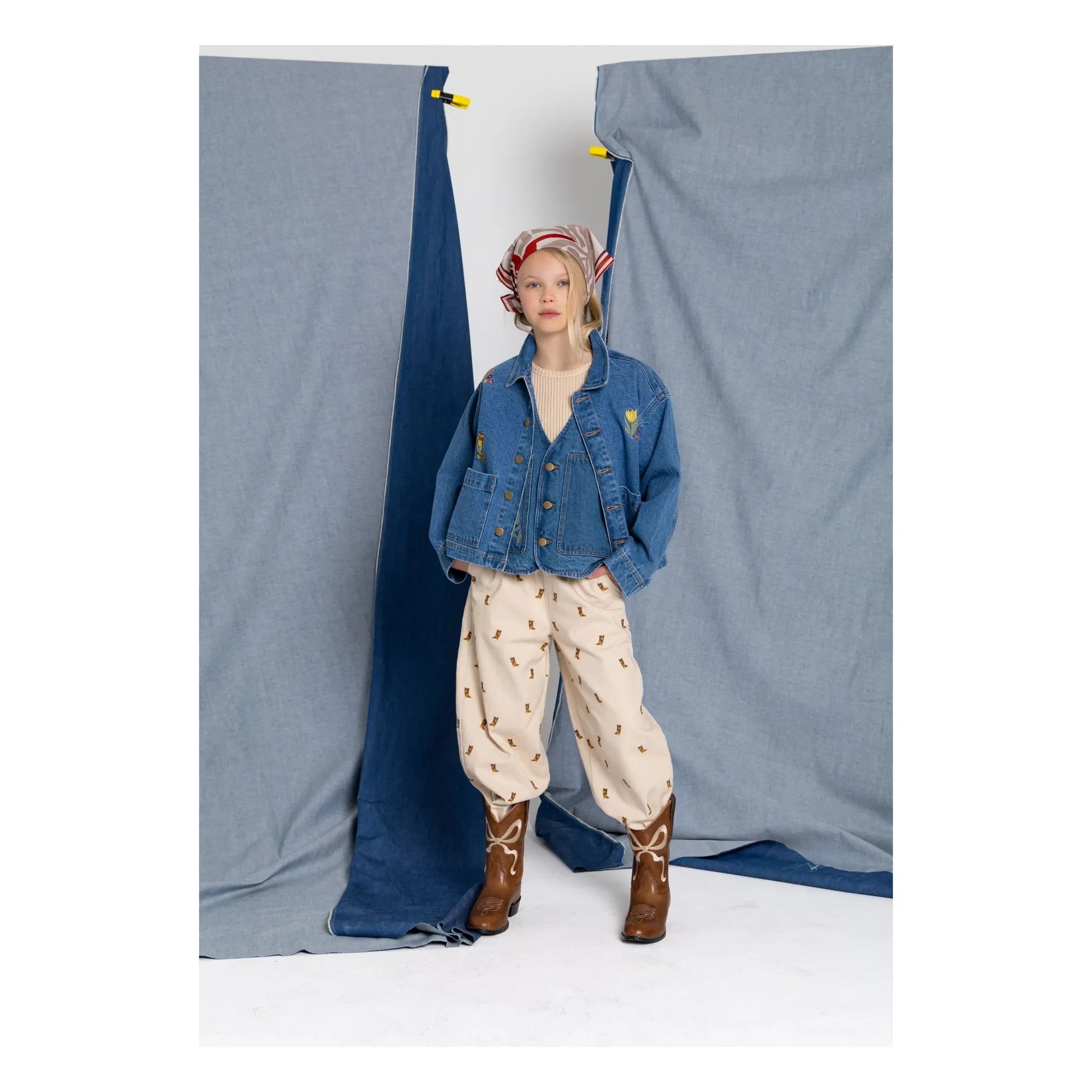 Hundred Pieces - Balloon Pants Gianna Boots | Cream