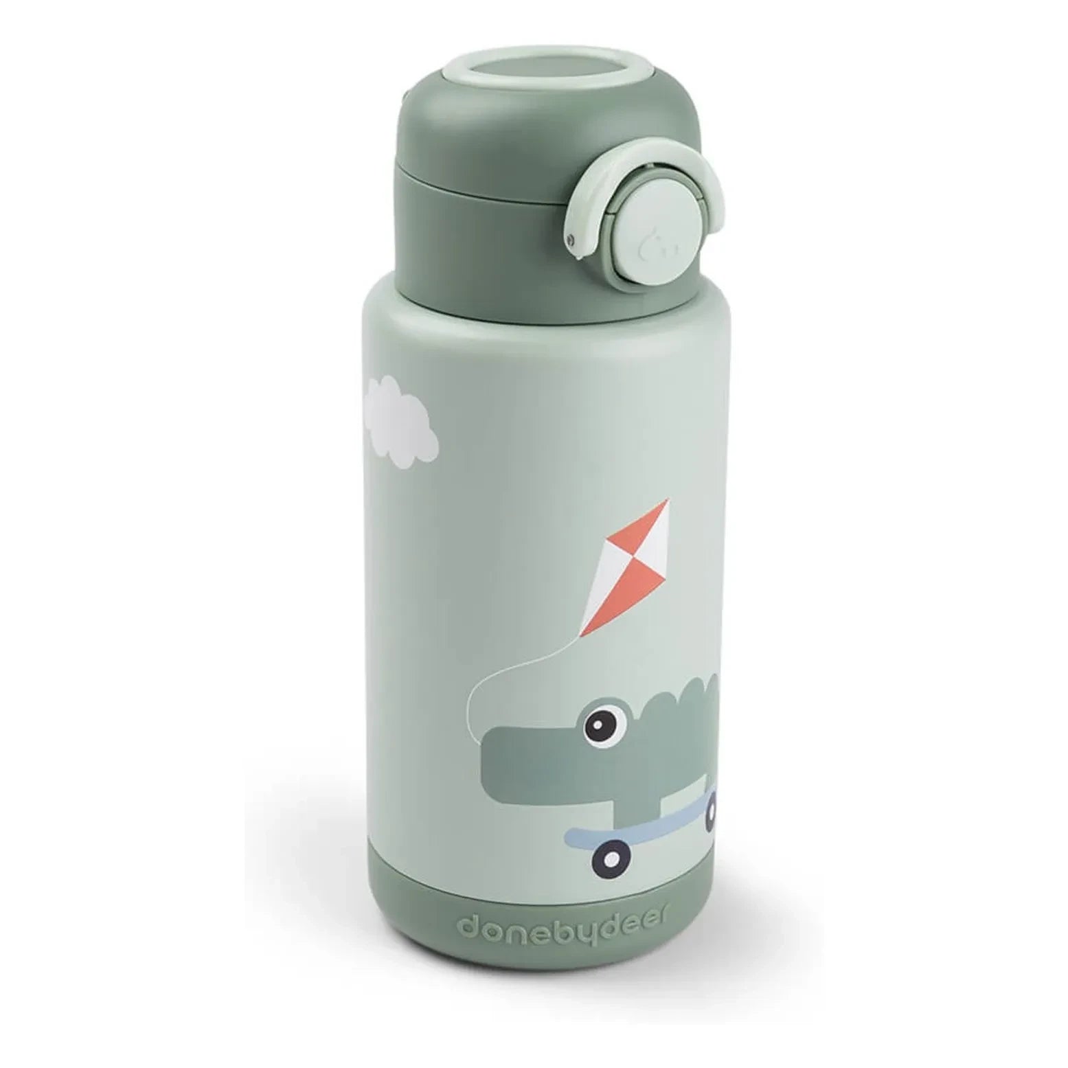 Done by Deer - Play Area Insulated Water Bottle | Green
