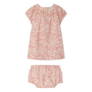 Bonpoint - Cachouli Fleurie Organic Cotton Dress | Powder Pink