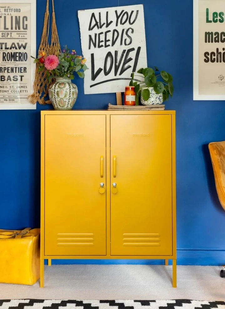 Mustard Made - Midi Metal Storage Unit | Light Yellow