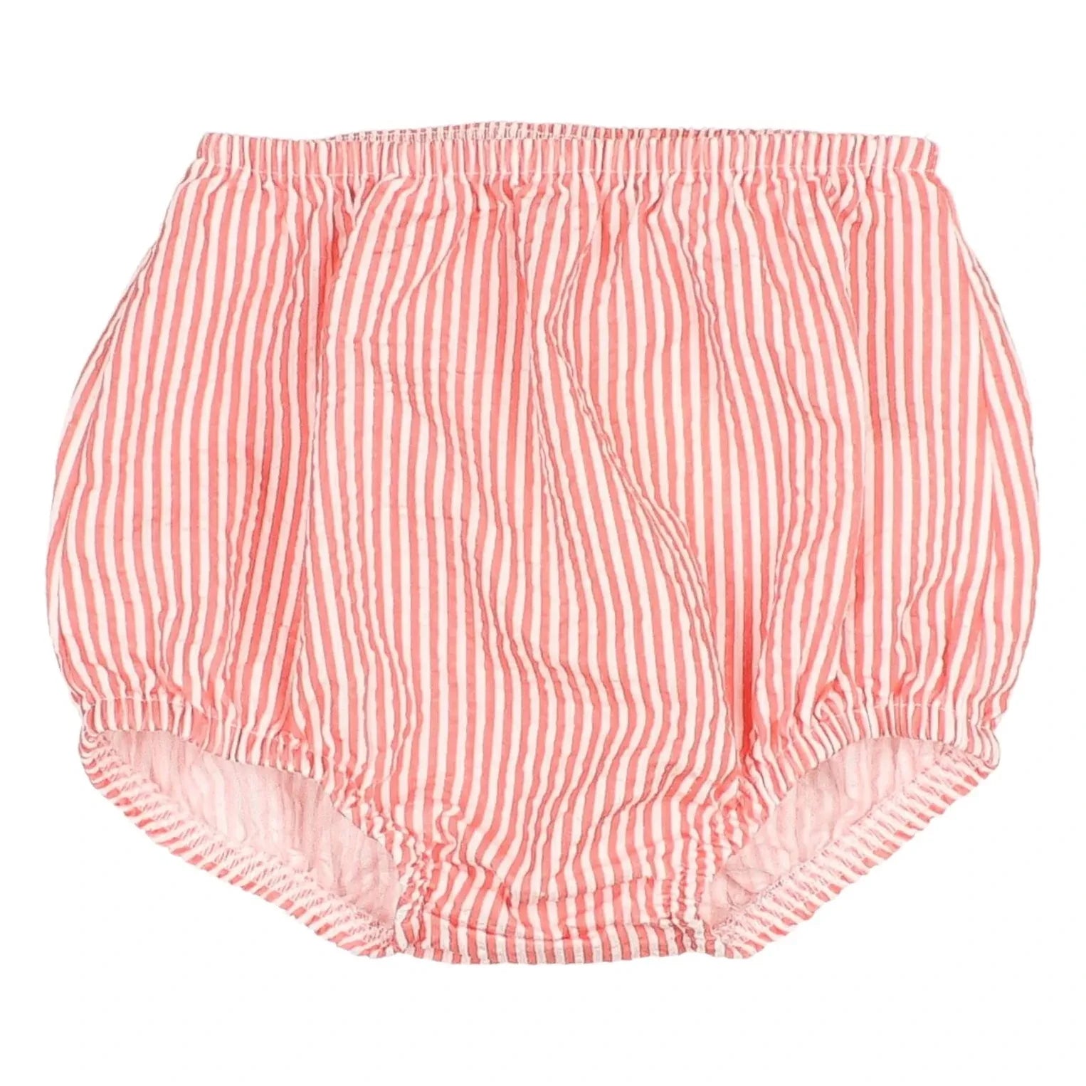 Búho - Striped Seersucker Bloomer | Red