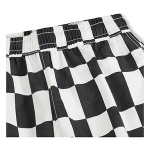 Molo - Arrow Damier Organic Cotton Shorts | Black
