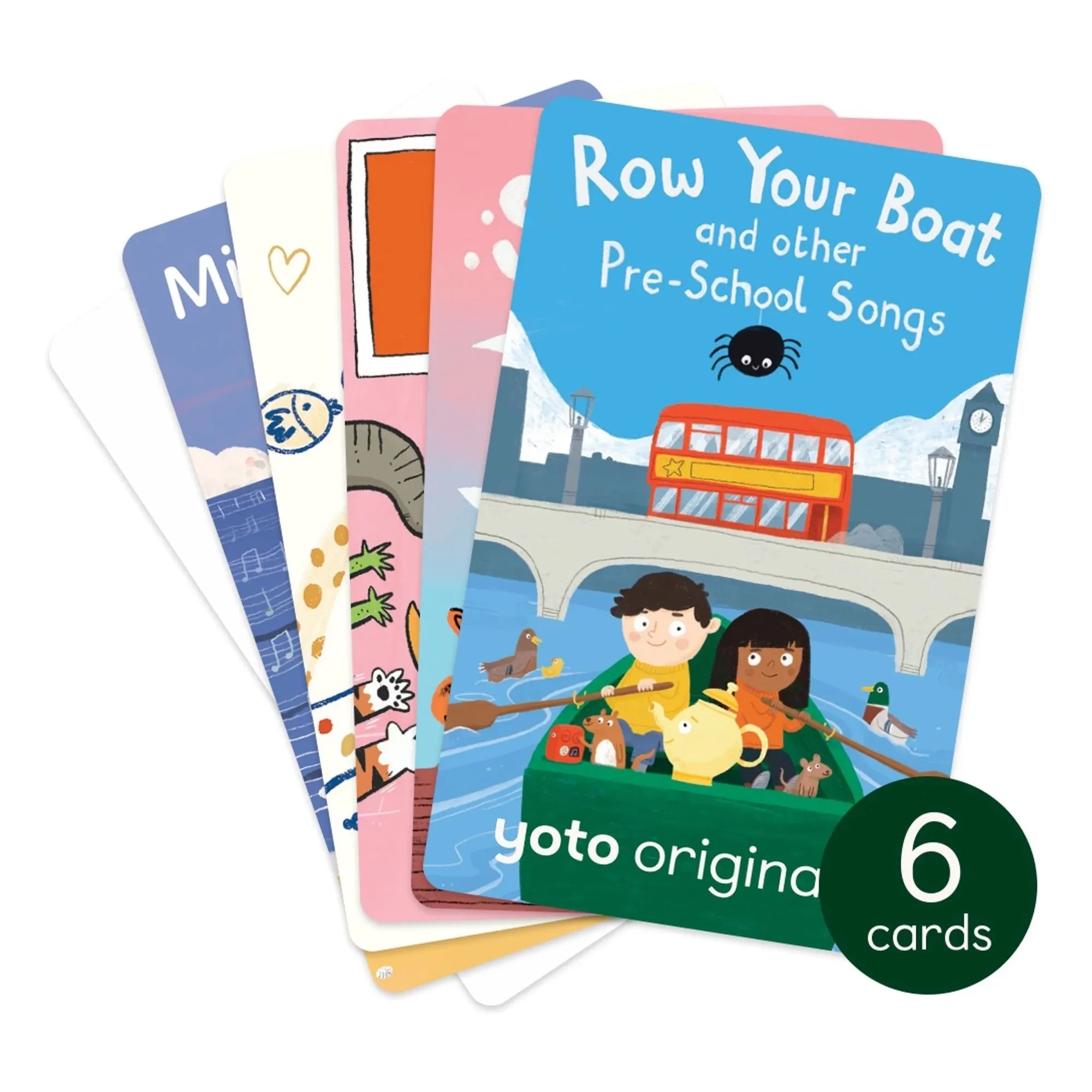 Yoto Player - Starter Pack Cards for Young Children - 6-Pack