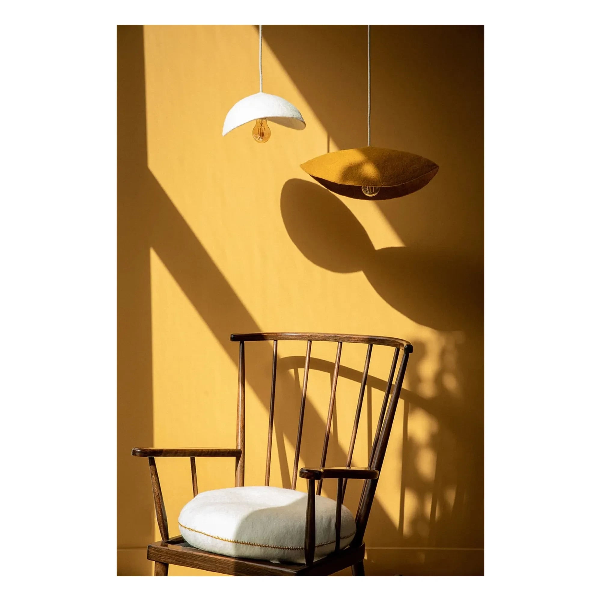 Muskhane - Fabric Lampshade | Beige
