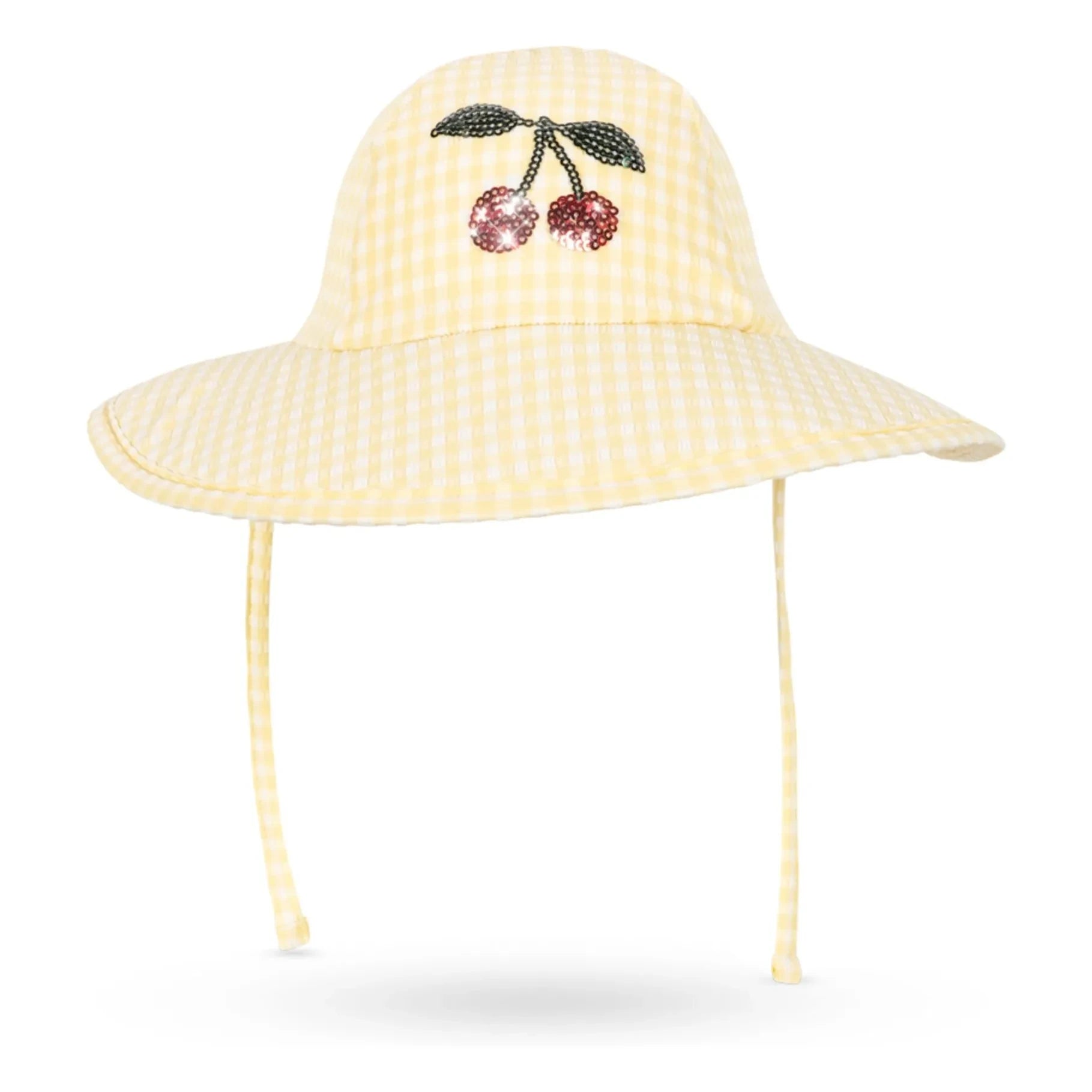 Konges Sløjd - Etta Cherry Patterned Bath Towel | Yellow