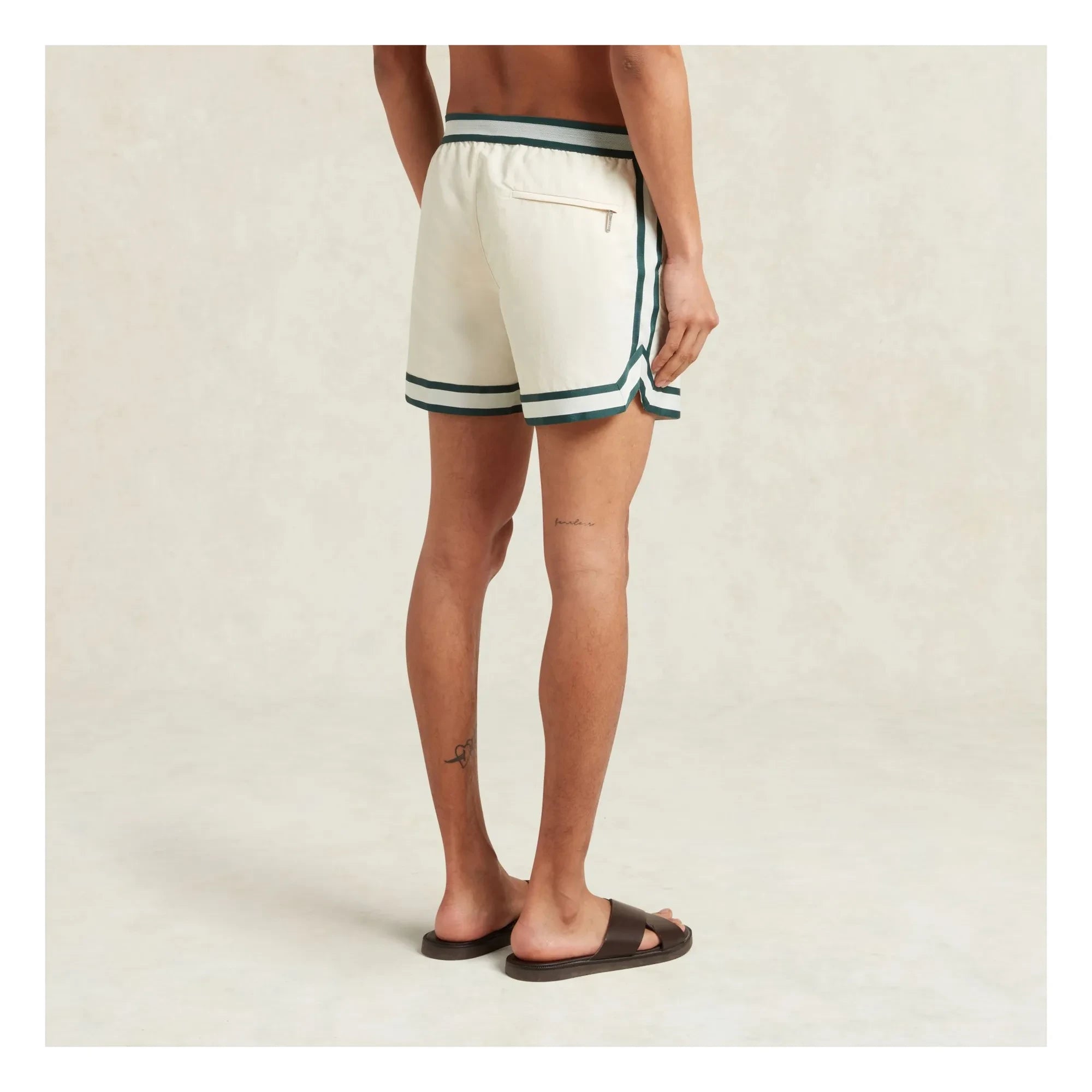 Ché Studios - Baller Swim Shorts | White - Cream
