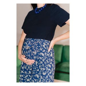 Paloma Collection - Maternity Skirt Carlota Bandana | Blue