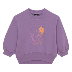 Hundred Pieces - Bisiklet yaka sweatshirt | Mor