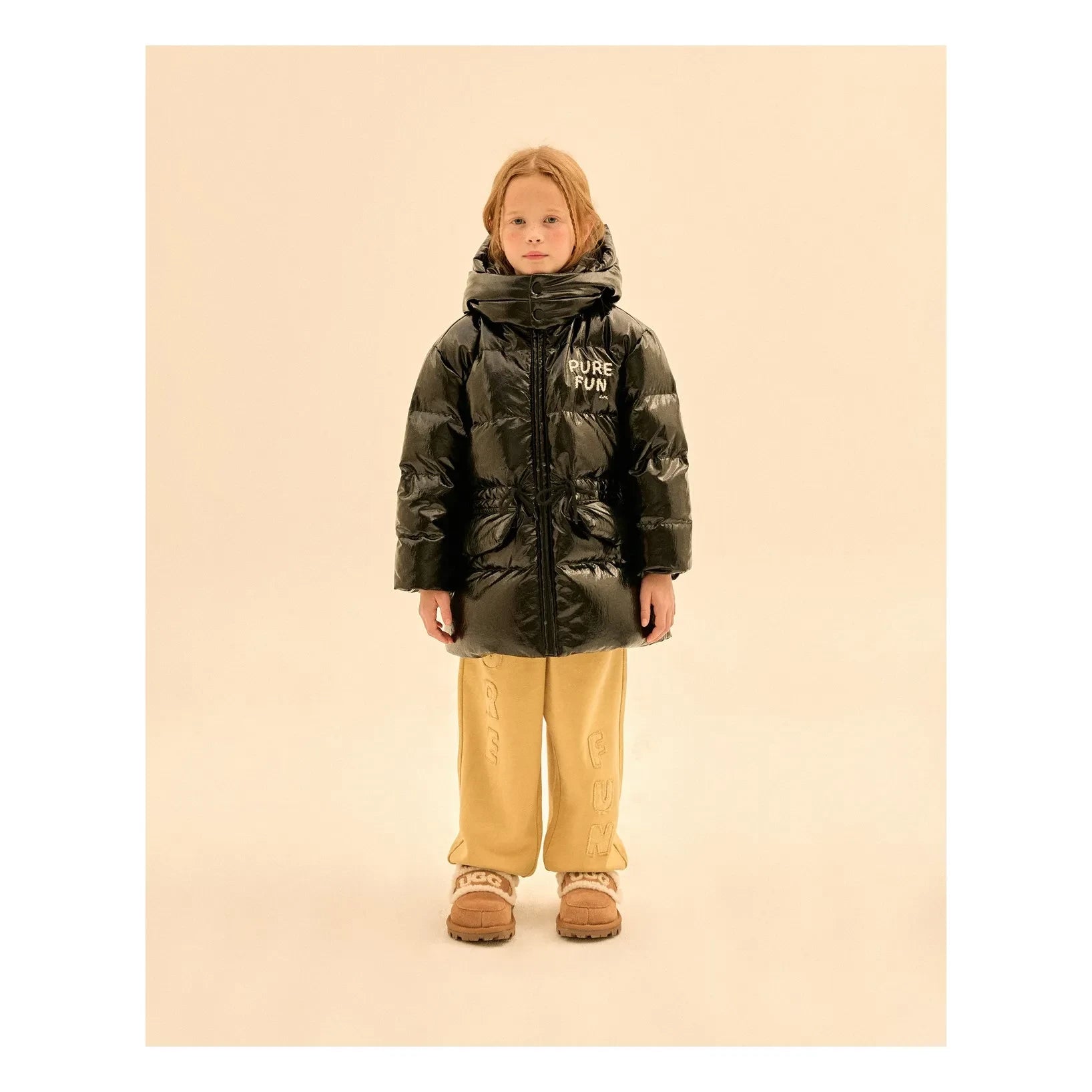 Jelly Mallow - Pure Fun Puffer Jacket | Black