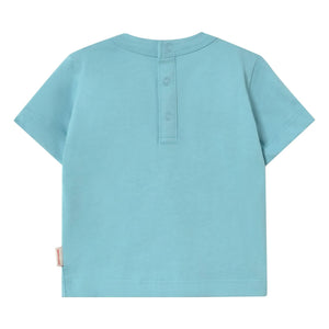 Tinycottons - Organic Cotton Dog T-Shirt | Light Blue
