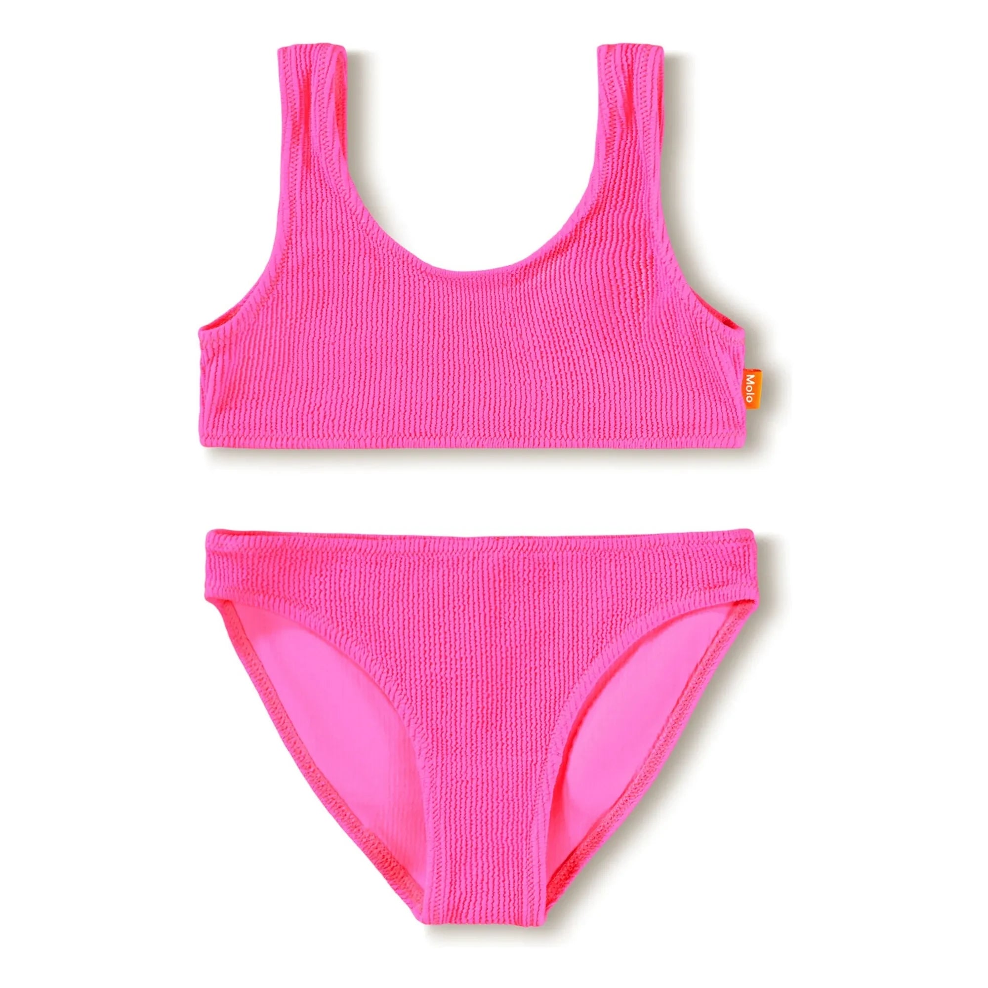 Molo - Ribbed Swimsuit Nola Crepe Recycled Fiber | Fuchsia