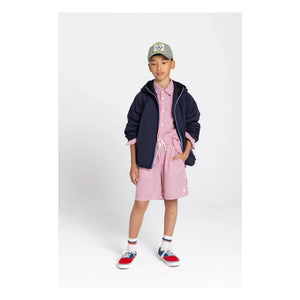 Smallable Kid - Striped Tom Shorts | Cherry Red
