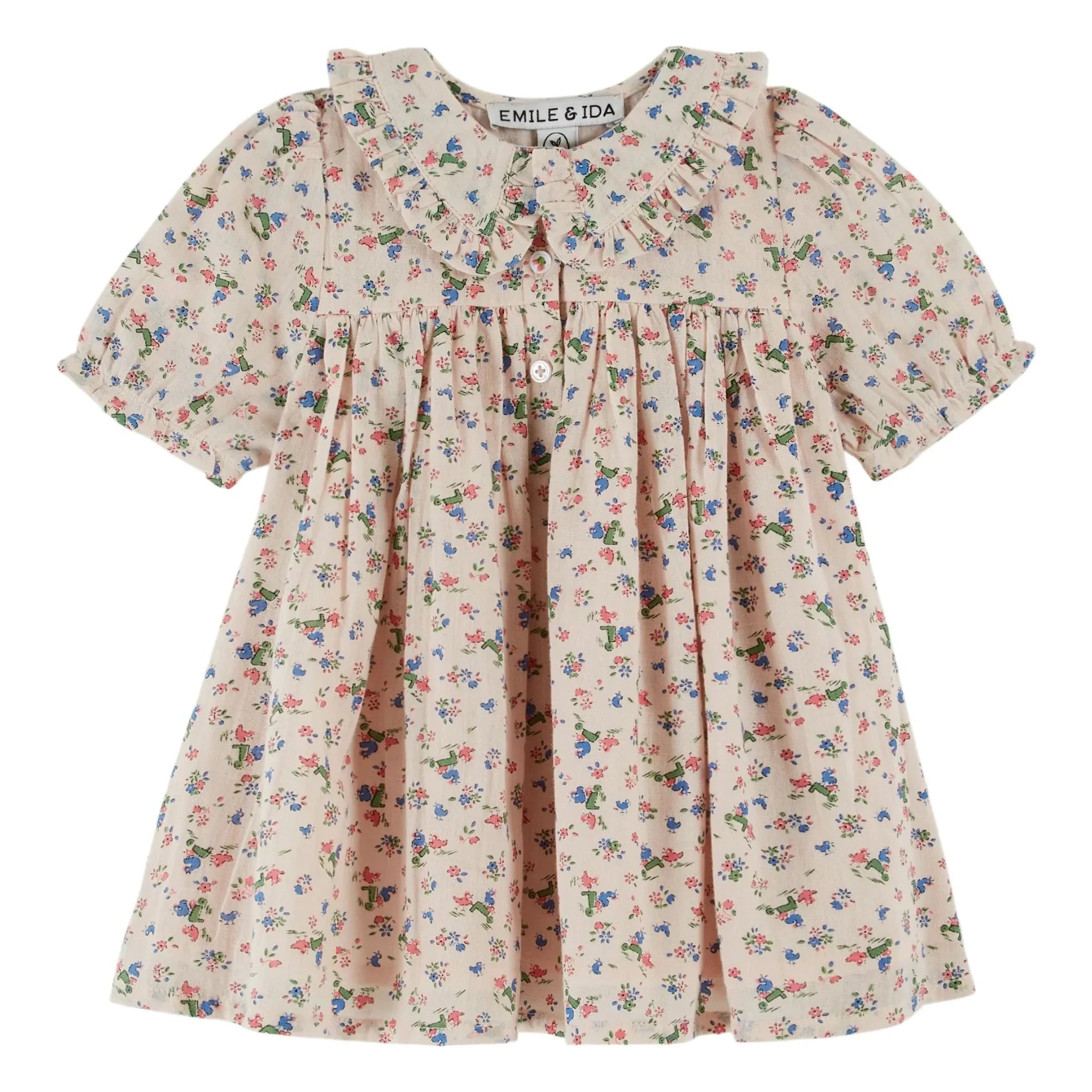 Emile et Ida - Floral Dress | Cream