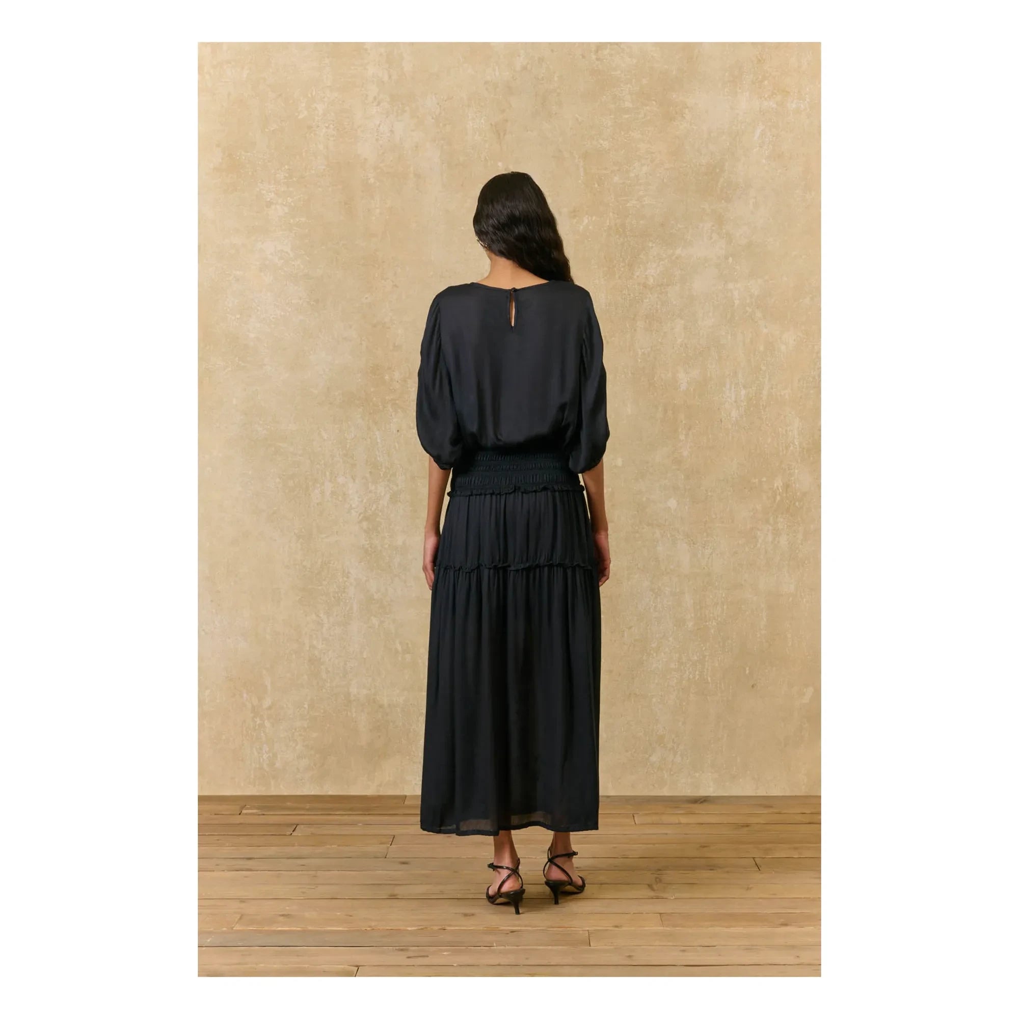 Louise Misha - Chayana Cotton Blouse | Black