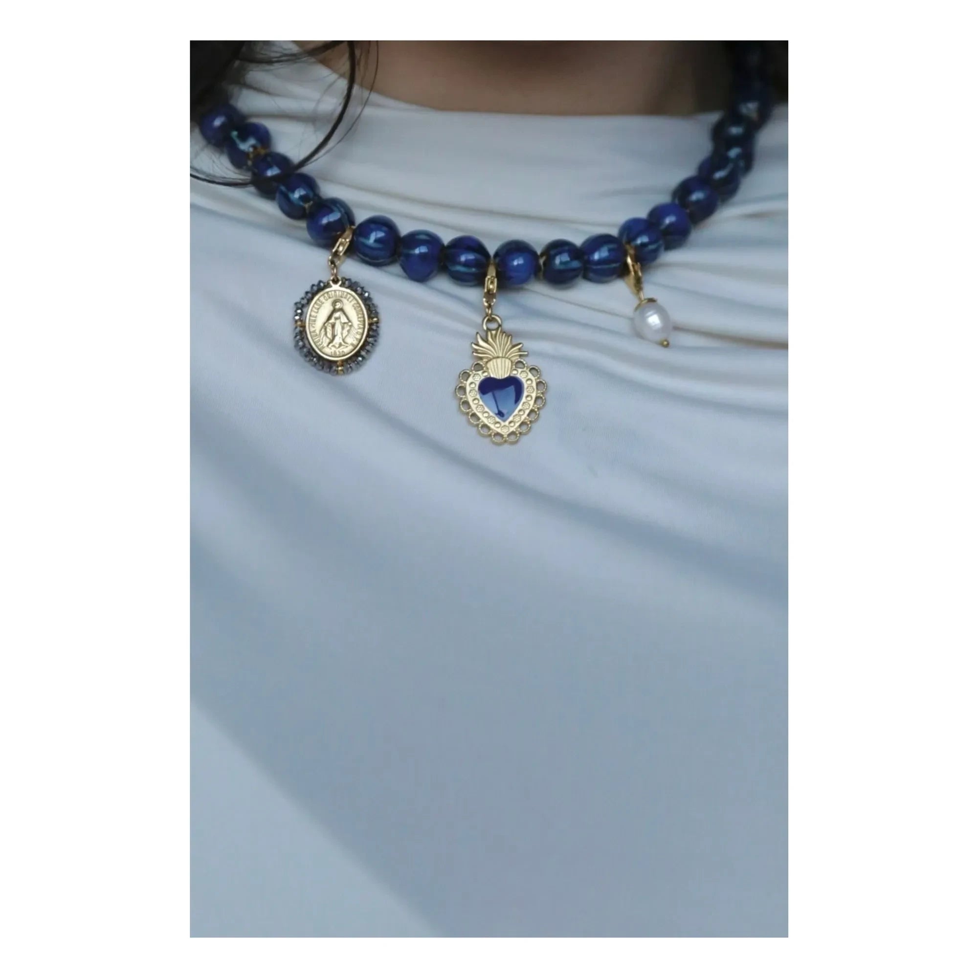 Palas - Seria 2 Necklace | Blue