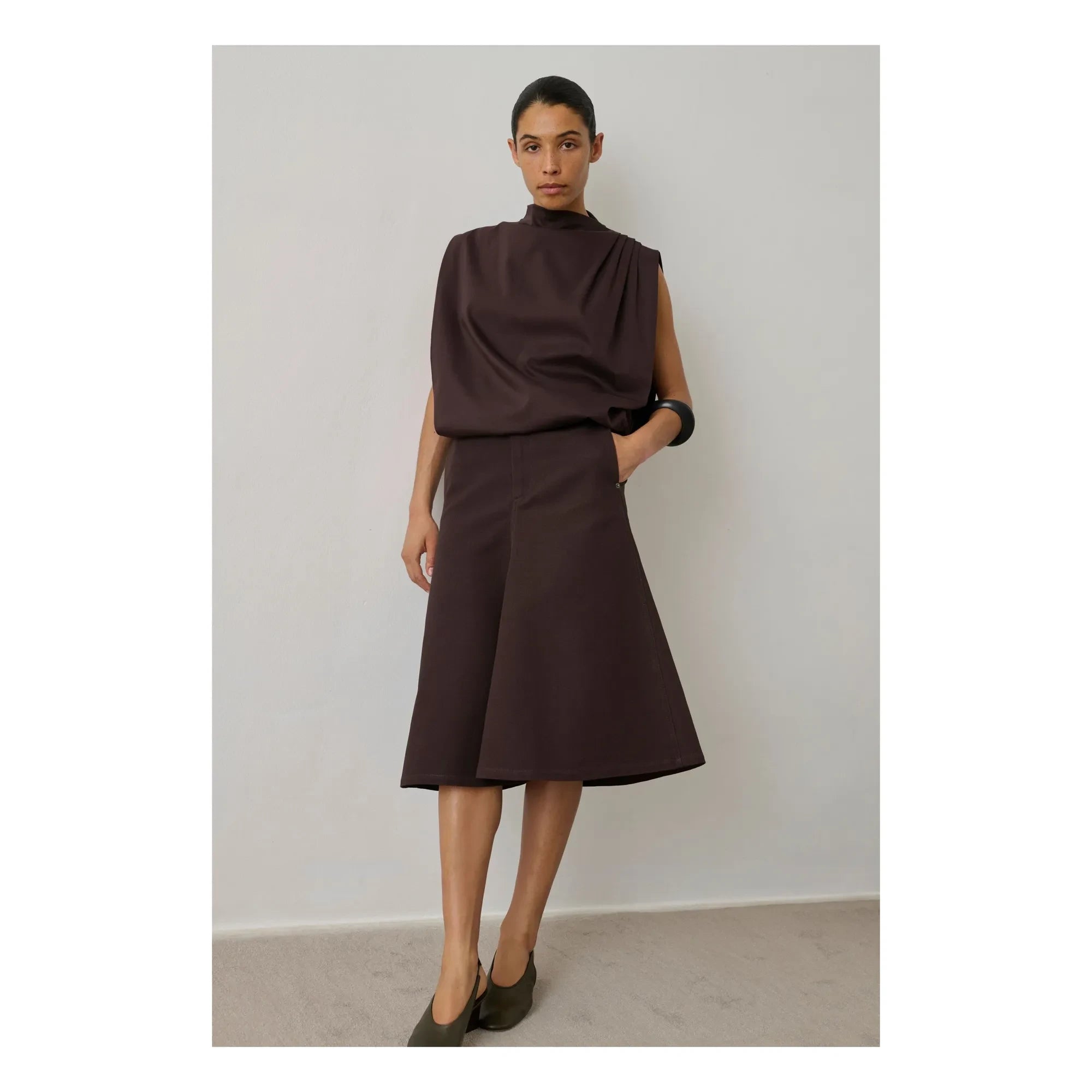 Soeur - Idris Pamuk T-Shirt | Dark Brown
