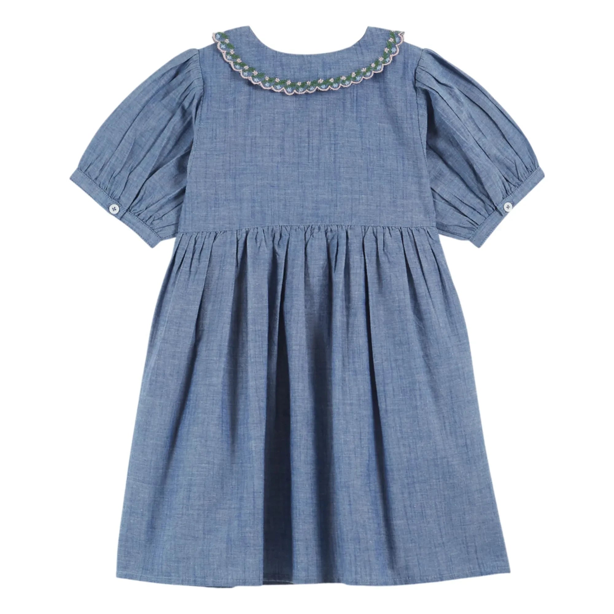 Emile et Ida - Blue Chambray Smock Dress