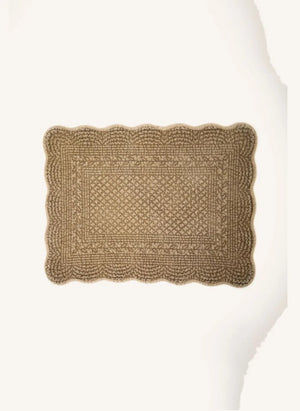 Olsson & Jensen - Delphine Placemats - Set of 4 | Taupe Brown