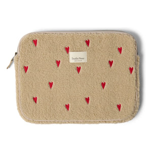 Studio Noos - Heart-Shaped Laptop Case | Ecru