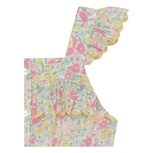 Tartine et Chocolat - Feston Liberty Romper | Yellow