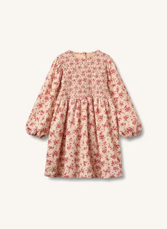 Wheat - Sylvia Fleurie organic cotton dress | Peach