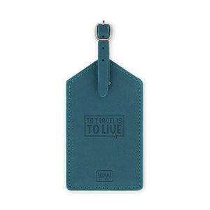 Legami - Petrol Blue Luggage Tag