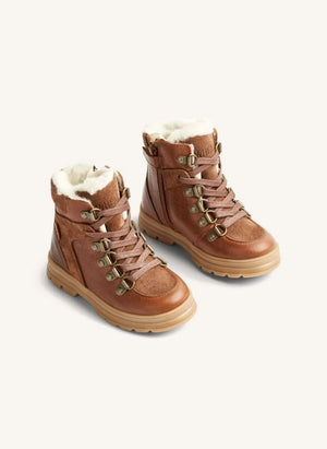 Wheat - Toni Hiker Tex Deri/Süet Botlar | Kahverengi