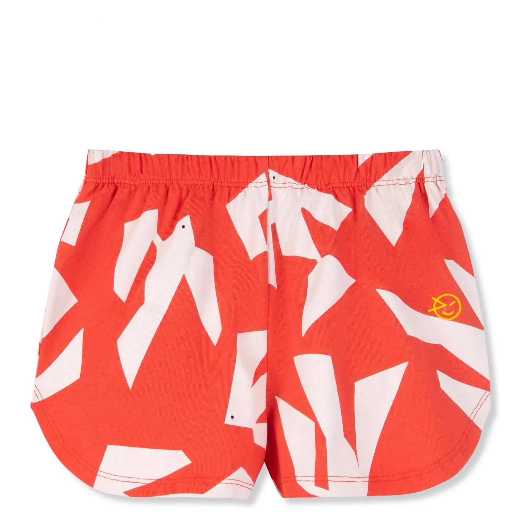 Wynken - Organic Cotton Bird Shorts | Red