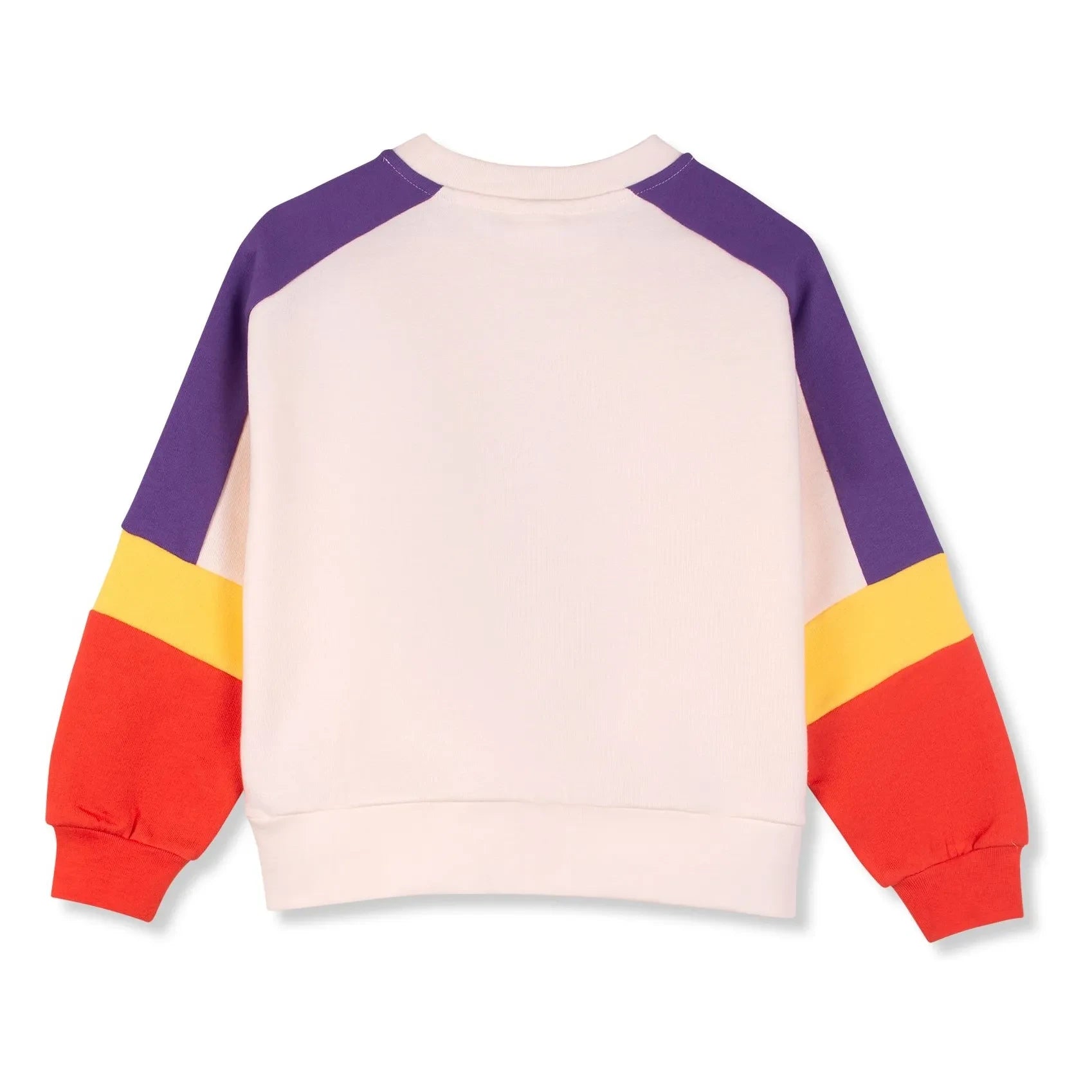 Wynken - Color Block Organic Cotton Sweatshirt | Ivory