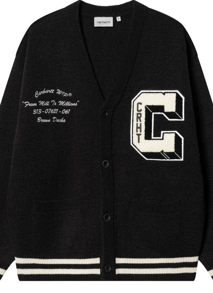 Carhartt WIP - Brown Ducks Cardigan | Black
