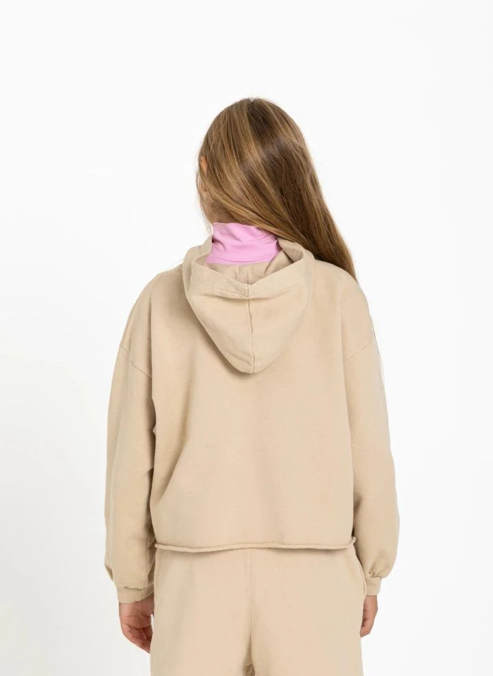 Smallable Kid - "Petal Keep On Moving" Sweatshirt | Beige