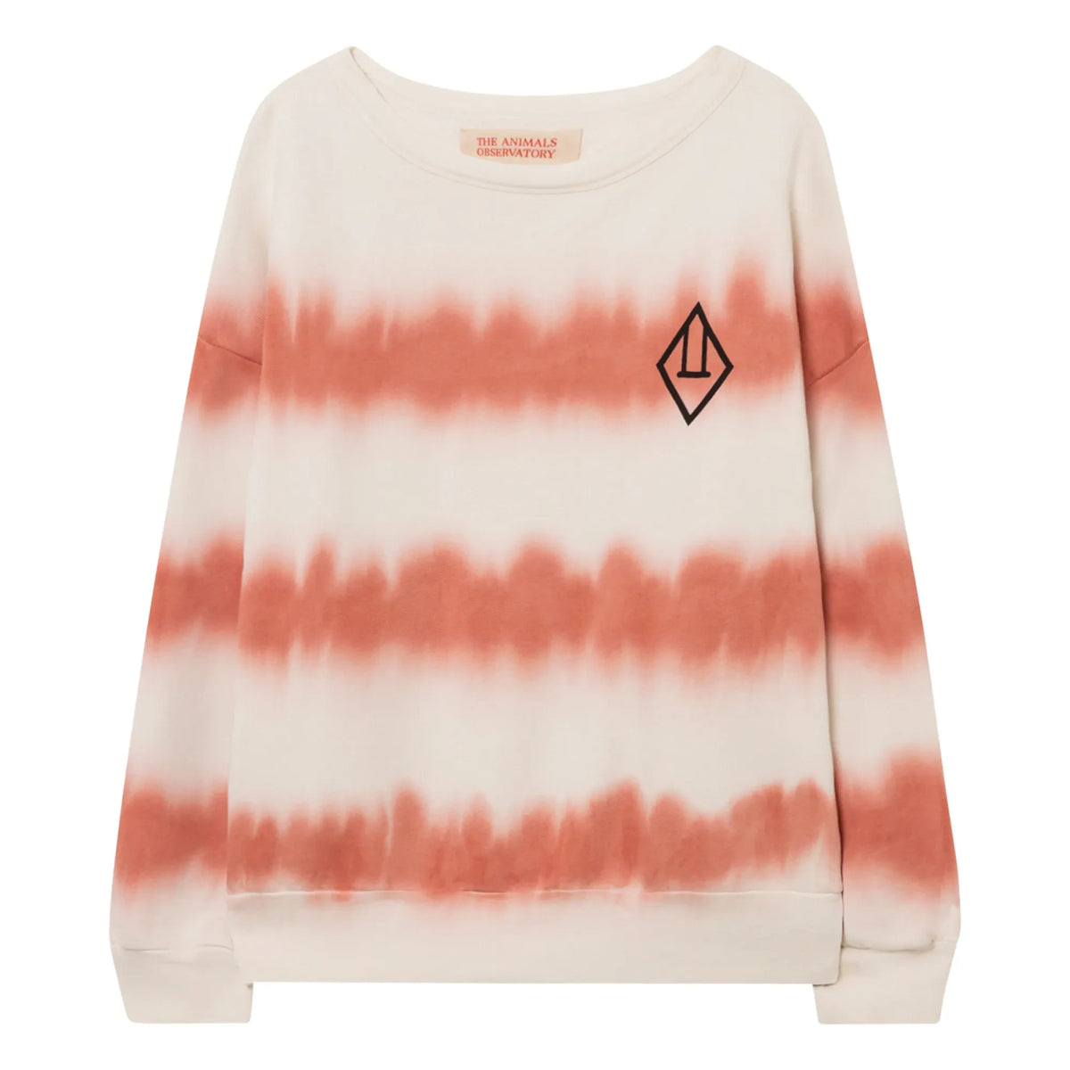 The Animals Observatory - Oversize Batik Büyük Ayı Sweatshirt | Turuncu