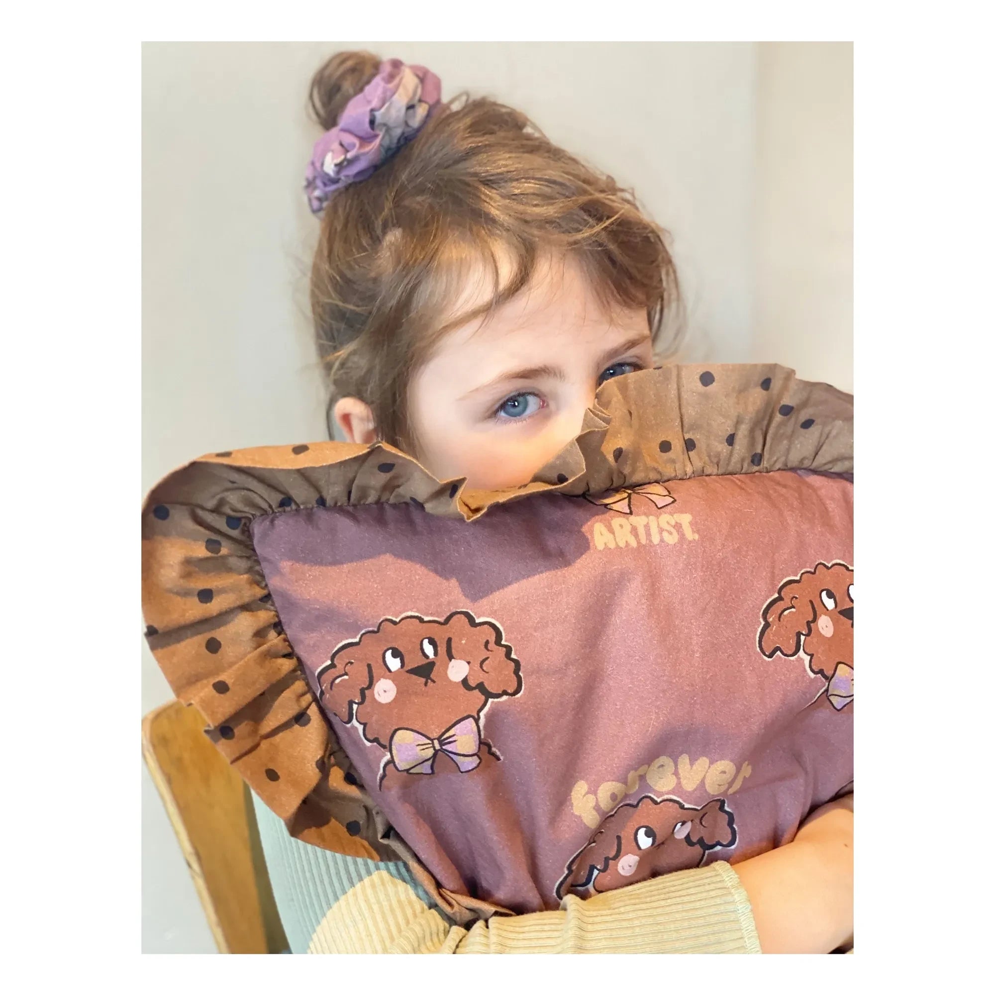 Studio Loco - Dog Steering Wheel Pillow | Dusty Pink