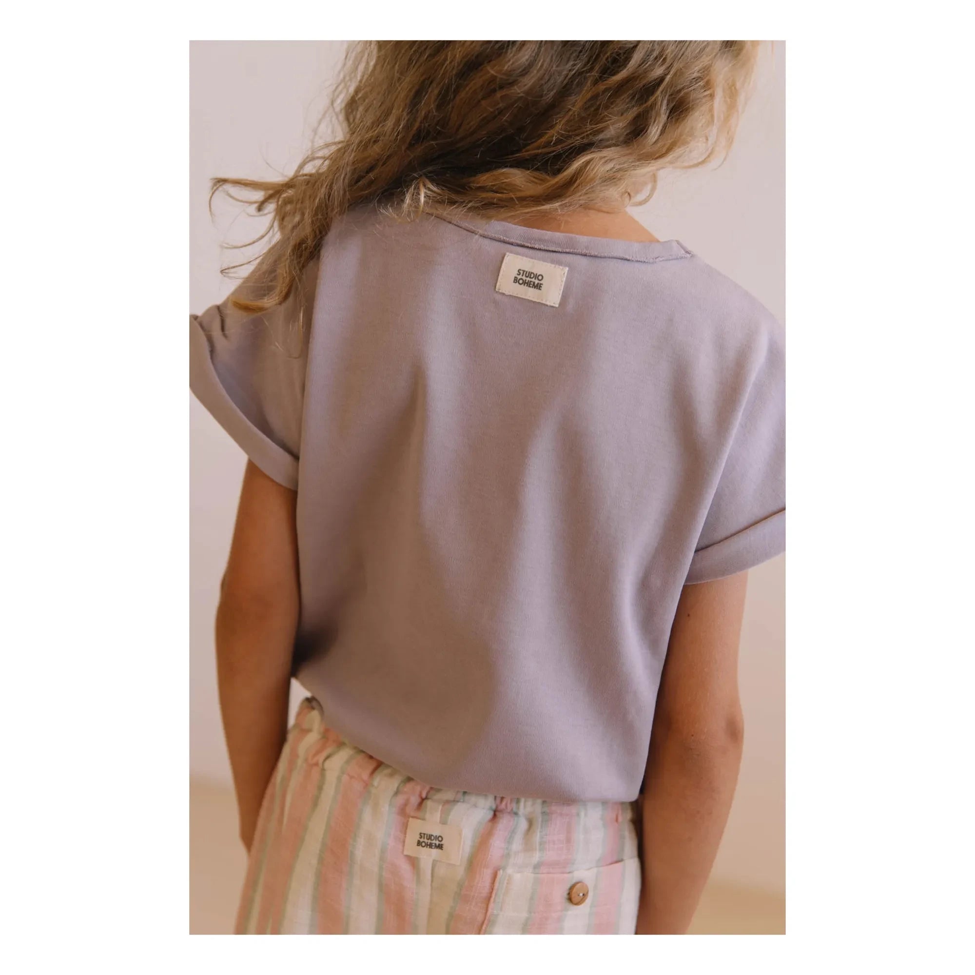 Studio Bohème - Bama Organic Cotton T-Shirt | Lilac