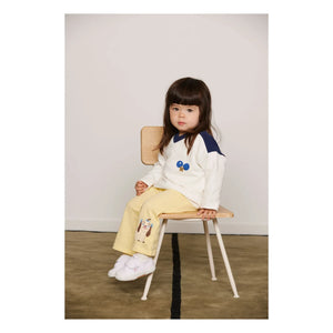 Mini Rodini - Organic Cotton Ping Pong Sweatshirt | White