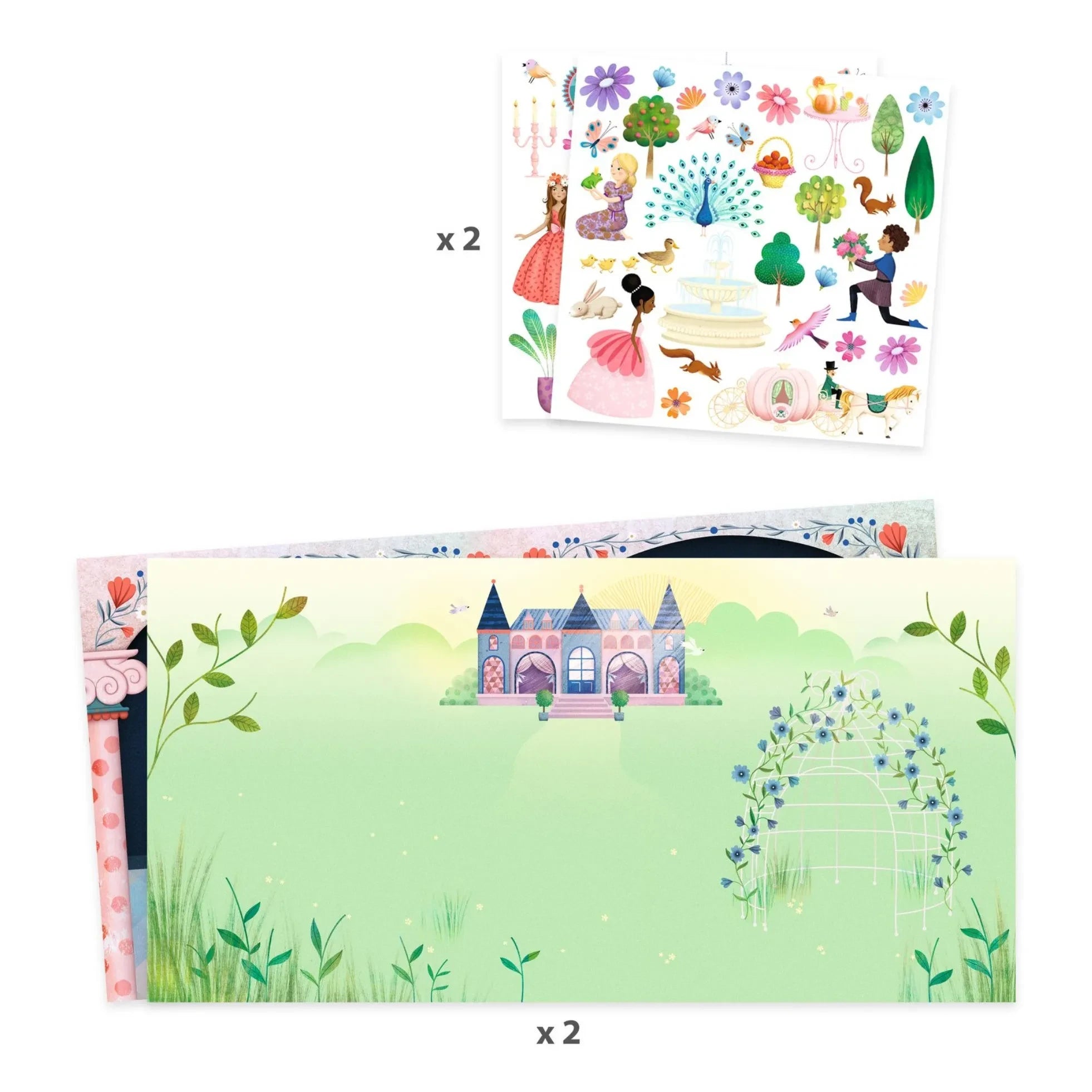 Djeco - Castle Life Stickers