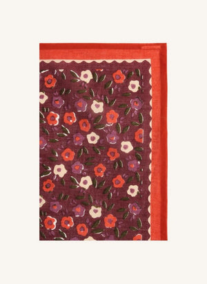 Apaches - Little Flowered Dupitta Scarf | Purple
