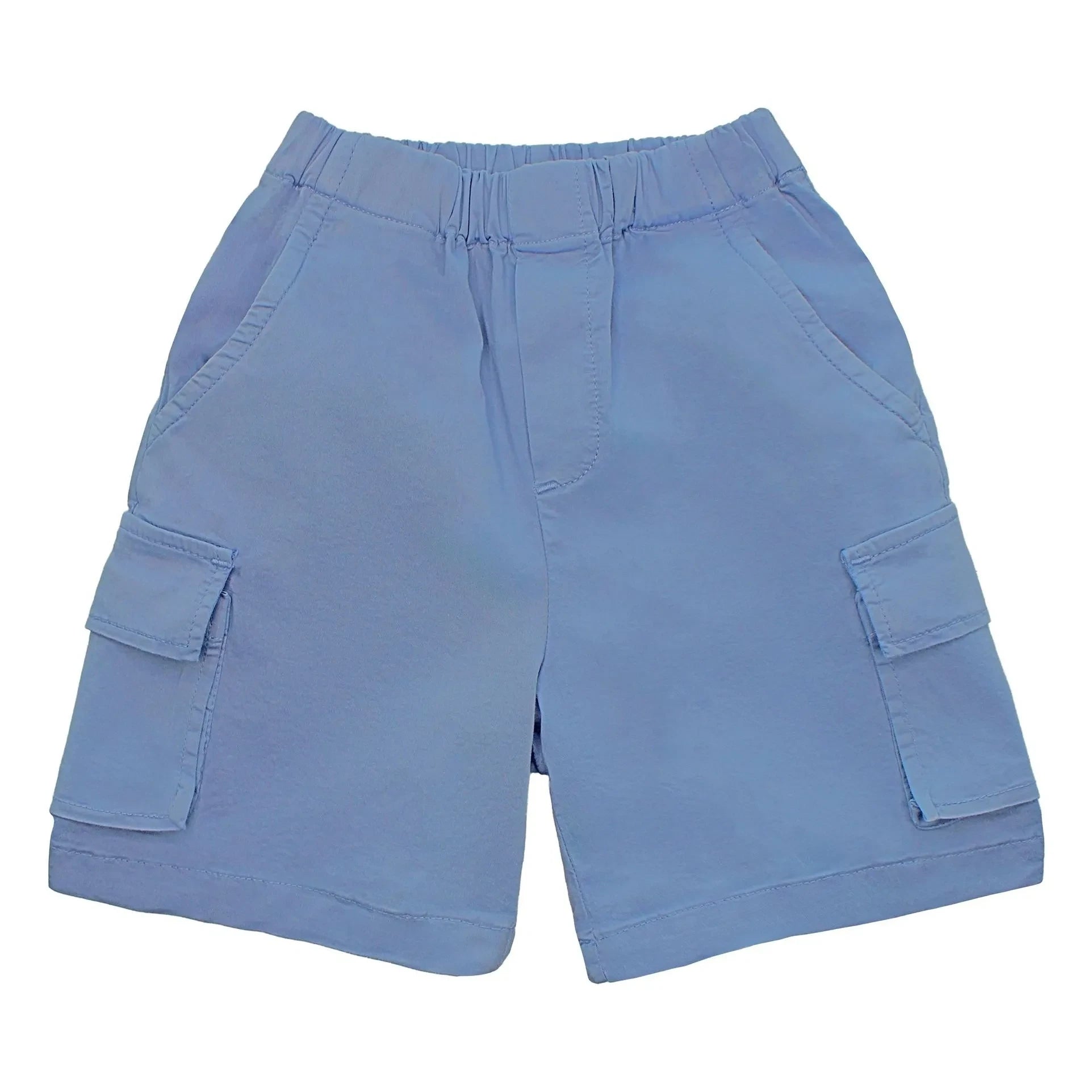Babe & Tess - Bermuda Cargo Shorts | Azure Blue