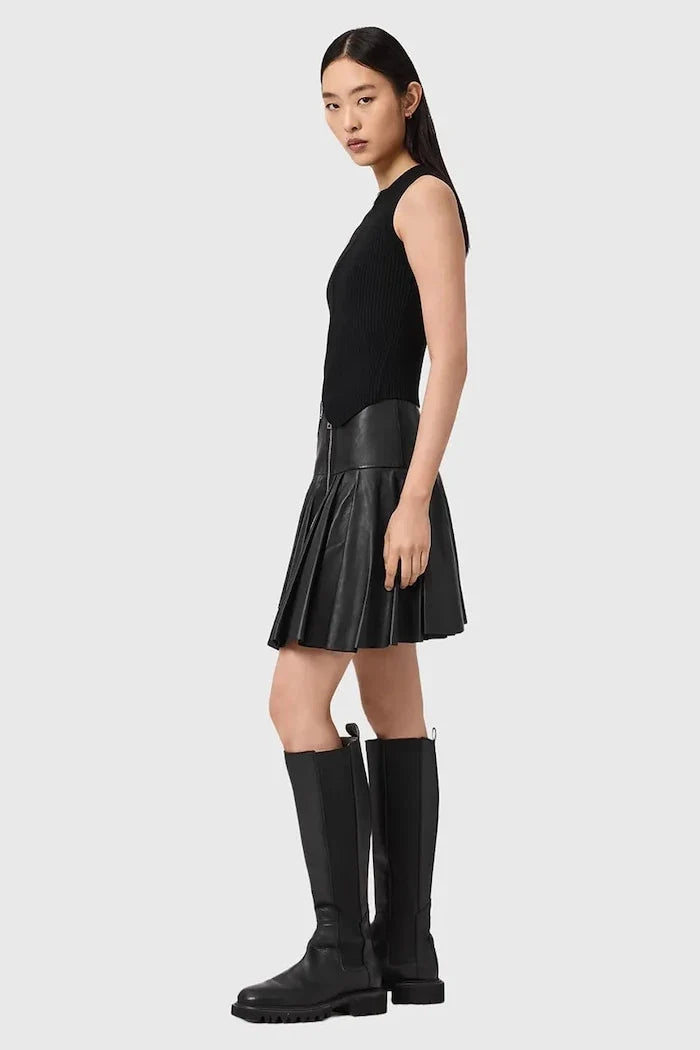 AllSaints IRINA Deri Etek