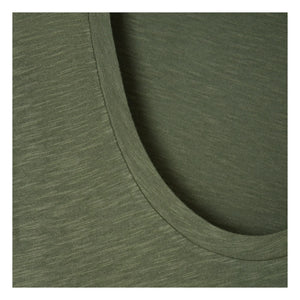 American Vintage - Jacksonville U-Neck T-Shirt | Khaki