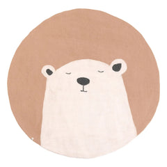 Muskhane - Felt Pasu Grizzly rug | Beige