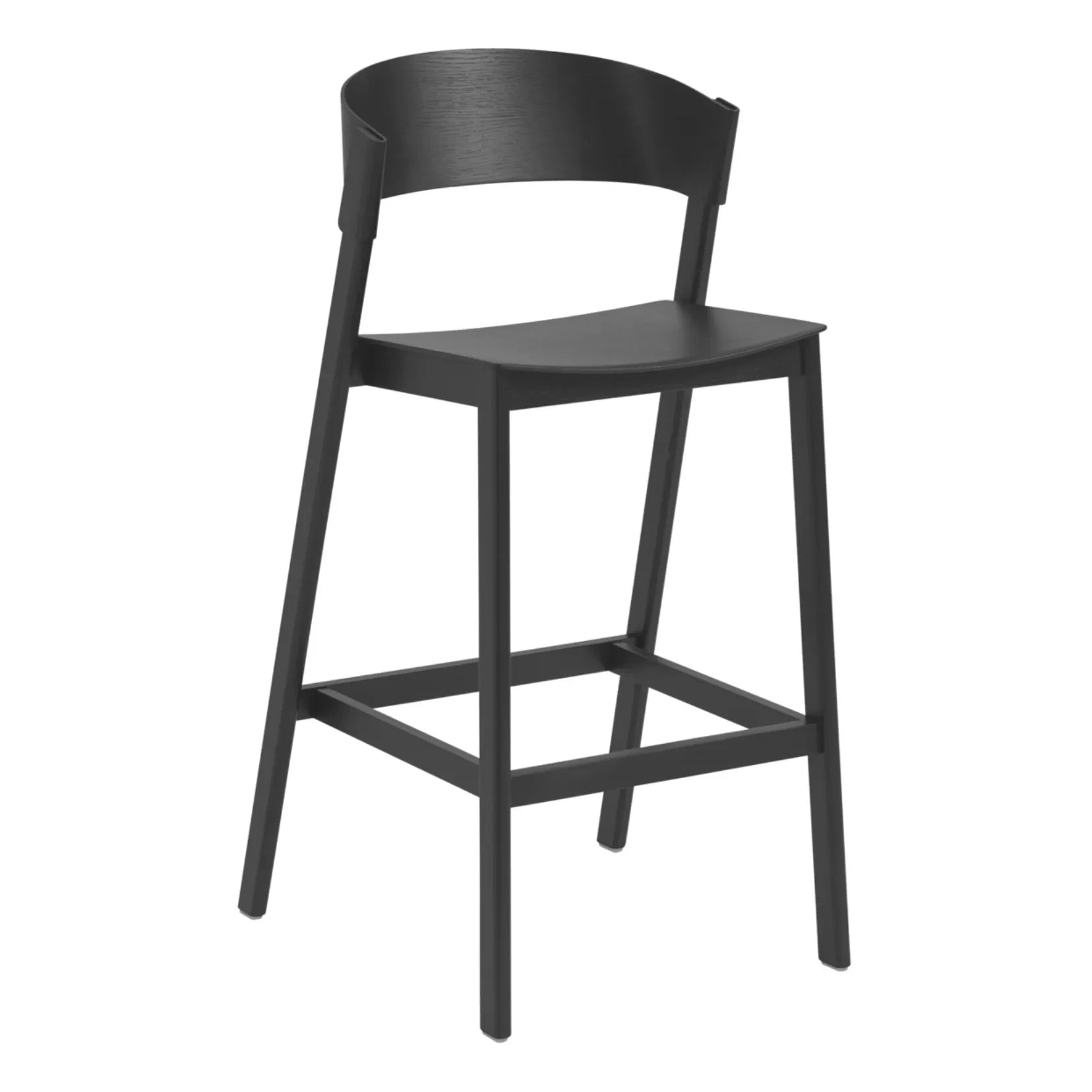 Muuto - Oak Bar Stool | Black
