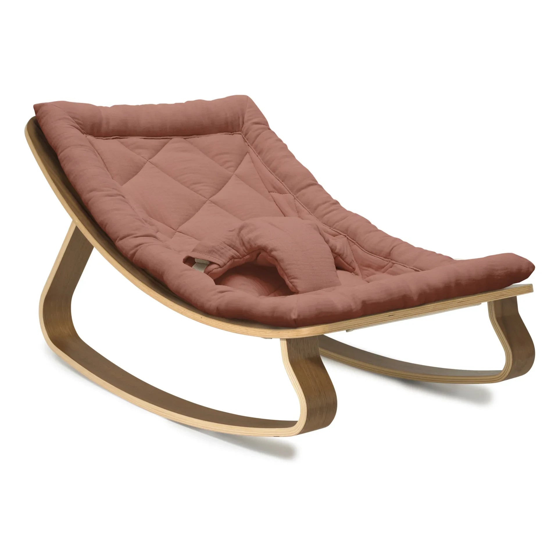 Charlie Crane - Levo Walnut Baby Bouncer | Rosewood