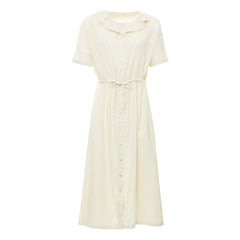 Poudre Organic - Camarine Dress - Women's Collection | Cream