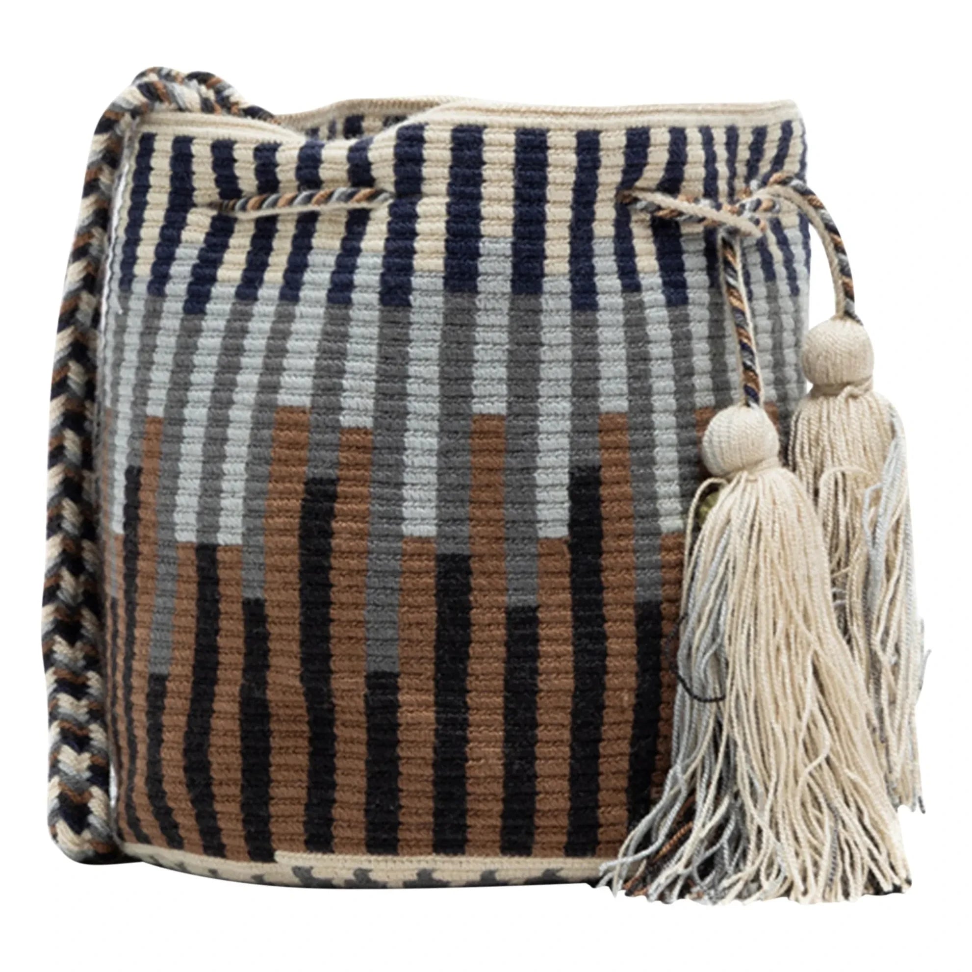 Guanabana - Crossbody Medium Lynx çanta | Kahverengi