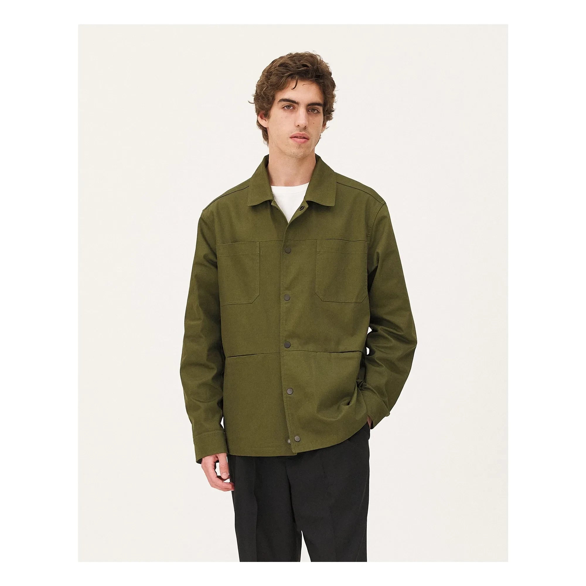 Noyoco - Vancouver Organic Cotton Jacket | Forest Green