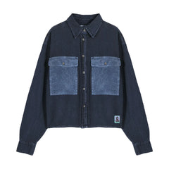 Bobo Choses - Denim Cotton Shirt | Navy