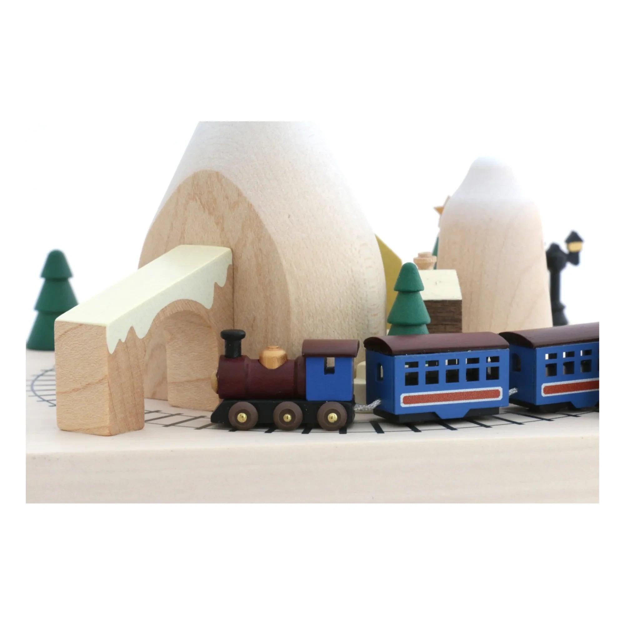Wooderful Life - Winter Train Wooden Music Box