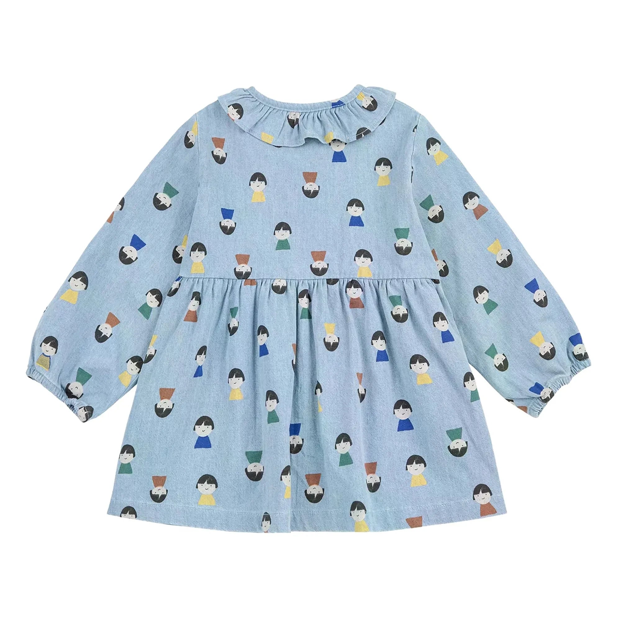 Bobo Choses - Pions Denim Dress | Light Blue